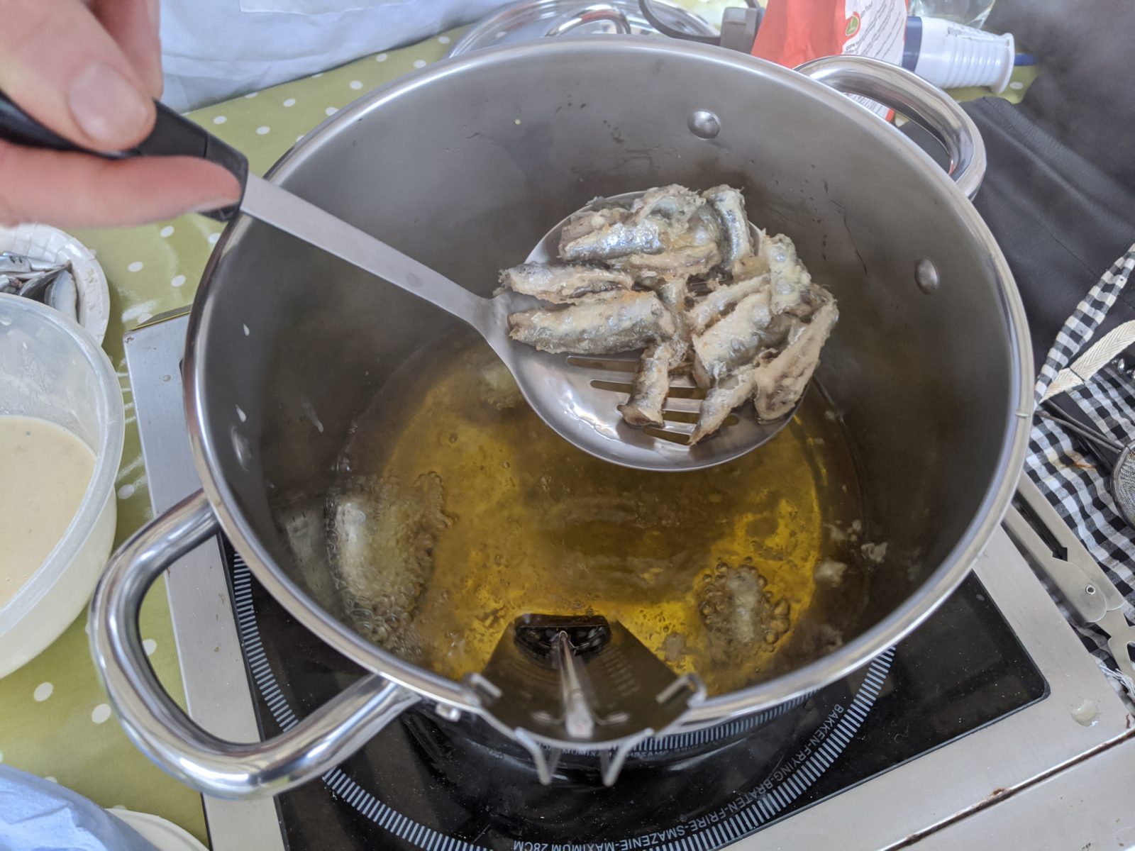 Hake Tempura with Ponzu Dipping Sauce